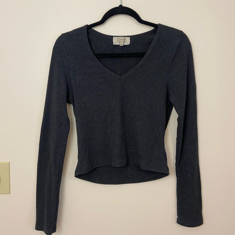 Propaganda Ribbed Long Sleeve Shirt